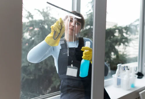 Nettoyage de vitres intérieures et extérieures à Lanmeur